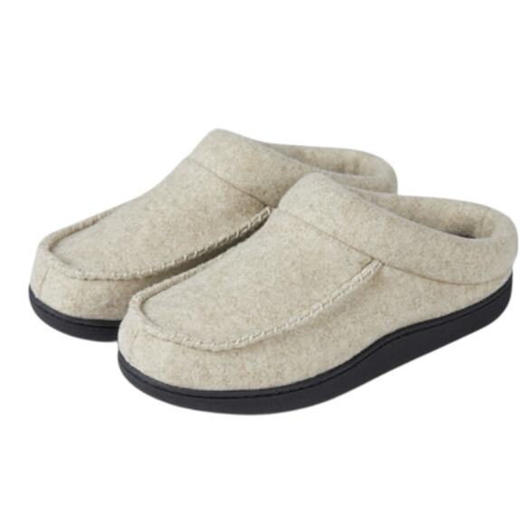Slippers for Men\'s 32 degrees Indoor Outdoor Beige Slip On Memory Foam SZ/L main image 3